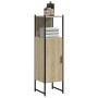 Engineered wood bathroom cabinet in Sonoma oak, 33x33x120.5 cm by , Dressing tables - Ref: Foro24-842467, Price: 86,26 €, Dis...