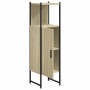 Armario de baño madera ingeniería roble Sonoma 33x33x120,5 cm de , Tocadores - Ref: Foro24-842467, Precio: 86,26 €, Descuento: %