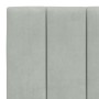 Light gray velvet padded headboard 180 cm by , Headboards and footboards - Ref: Foro24-374681, Price: 61,35 €, Discount: %