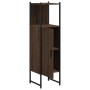 Oak brown engineered wood bathroom cabinet 33x33x120.5 cm by , Dressing tables - Ref: Foro24-842470, Price: 69,44 €, Discount: %