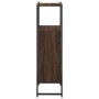 Oak brown engineered wood bathroom cabinet 33x33x120.5 cm by , Dressing tables - Ref: Foro24-842470, Price: 69,44 €, Discount: %