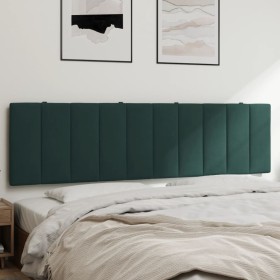 Dark green velvet padded bed headboard 180 cm by , Headboards and footboards - Ref: Foro24-374684, Price: 112,99 €, Discount: %