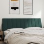 Dark green velvet padded bed headboard 180 cm by , Headboards and footboards - Ref: Foro24-374684, Price: 60,09 €, Discount: %