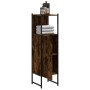 Engineered smoked oak wood bathroom cabinet 33x33x120.5 cm by , Dressing tables - Ref: Foro24-842468, Price: 70,02 €, Discoun...