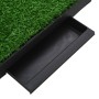 Inodoros mascotas con bandeja césped artificial 2 uds 63x50x7cm de vidaXL, Empapadores para mascotas - Ref: Foro24-170767, Pr...