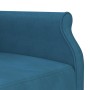 L-förmiges Schlafsofa aus blauem Samt, 271 x 140 x 70 cm von , Sofas - Ref: Foro24-3157275, Preis: 384,99 €, Rabatt: %