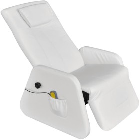 White Synthetic Leather Massage Chair by , Electric massage chairs - Ref: Foro24-242511, Price: 325,99 €, Discount: %