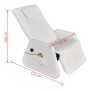 White Synthetic Leather Massage Chair by , Electric massage chairs - Ref: Foro24-242511, Price: 325,48 €, Discount: %