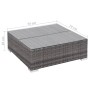 Set de muebles de jardín 7 pzas y cojines ratán sintético gris de , Conjuntos de jardín - Ref: Foro24-44598, Precio: 551,87 €...