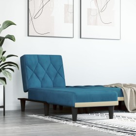 Blue Velvet Divan Sofa by , Daybeds - Ref: Foro24-352859, Price: 142,80 €, Discount: %