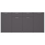 Black engineered wood sideboard 160x36x75 cm by , Sideboards - Ref: Foro24-3074929, Price: 214,98 €, Discount: %