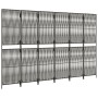 Gray synthetic rattan 6-panel screen by , Room dividers - Ref: Foro24-365386, Price: 155,17 €, Discount: %