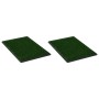 Pet toilets with artificial grass tray 2 units 76x51x3cm by vidaXL, Pet Underpads - Ref: Foro24-170770, Price: 90,97 €, Disco...