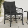 Garden armchairs with cushions 2 pcs black synthetic rattan by , Garden chairs - Ref: Foro24-365153, Price: 201,84 €, Discoun...