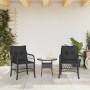 Garden armchairs with cushions 2 pcs black synthetic rattan by , Garden chairs - Ref: Foro24-365153, Price: 201,84 €, Discoun...