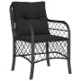 Garden armchairs with cushions 2 pcs black synthetic rattan by , Garden chairs - Ref: Foro24-365153, Price: 201,84 €, Discoun...