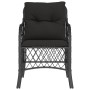 Garden armchairs with cushions 2 pcs black synthetic rattan by , Garden chairs - Ref: Foro24-365153, Price: 201,84 €, Discoun...