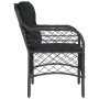 Garden armchairs with cushions 2 pcs black synthetic rattan by , Garden chairs - Ref: Foro24-365153, Price: 201,84 €, Discoun...