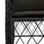 Garden armchairs with cushions 2 pcs black synthetic rattan by , Garden chairs - Ref: Foro24-365153, Price: 201,84 €, Discoun...