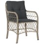 Garden armchairs with cushions 2 pcs gray synthetic rattan by , Garden chairs - Ref: Foro24-365158, Price: 185,94 €, Discount: %