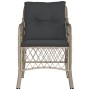 Garden armchairs with cushions 2 pcs gray synthetic rattan by , Garden chairs - Ref: Foro24-365158, Price: 185,94 €, Discount: %