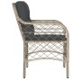 Garden armchairs with cushions 2 pcs gray synthetic rattan by , Garden chairs - Ref: Foro24-365158, Price: 185,94 €, Discount: %