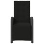 Garden recliner with footrest in black PE rattan by , Garden chairs - Ref: Foro24-365185, Price: 196,32 €, Discount: %