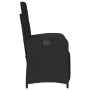 Table and chairs with cushions 3 pieces black synthetic rattan by , Garden sets - Ref: Foro24-365201, Price: 327,31 €, Discou...