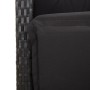 Garden recliners with footrest 2 pcs black PE rattan by , Garden chairs - Ref: Foro24-365193, Price: 278,19 €, Discount: %