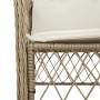 Garden chairs and table 3 pieces synthetic rattan beige cushion by , Garden sets - Ref: Foro24-3212138, Price: 371,91 €, Disc...