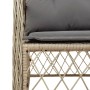 Garden chairs and table 3 pieces synthetic rattan beige cushion by , Garden sets - Ref: Foro24-3212152, Price: 296,62 €, Disc...