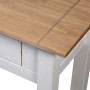 Mesa consola madera maciza pino Panamá blanco 110x40x72cm de vidaXL, Mesas auxiliares - Ref: Foro24-282681, Precio: 110,99 €,...