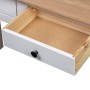 Mesa consola madera maciza pino Panamá blanco 110x40x72cm de vidaXL, Mesas auxiliares - Ref: Foro24-282681, Precio: 110,99 €,...