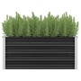 Anthracite gray galvanized steel flower bed 100x40x45 cm by vidaXL, Pots and planters - Ref: Foro24-45733, Price: 36,59 €, Di...