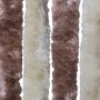 Beige and light brown chenille mosquito net curtain 56x185 cm by vidaXL, Mosquito nets for windows - Ref: Foro24-284272, Pric...