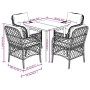 5-piece garden furniture set with black synthetic rattan cushions by , Garden sets - Ref: Foro24-3212097, Price: 504,03 €, Di...