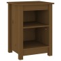 Honey brown solid pine wood bedside table 40x35x55 cm by vidaXL, Nightstands - Ref: Foro24-820962, Price: 61,20 €, Discount: %