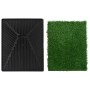 Pet toilet with green artificial grass tray 63x50x7 cm by vidaXL, Pet Underpads - Ref: Foro24-170766, Price: 55,99 €, Discoun...