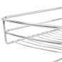 Wire kitchen tray 2 levels silver 180 degrees 85x44x80 cm by vidaXL, Kitchen utensil containers - Ref: Foro24-50973, Price: 1...