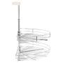 Wire kitchen tray 2 levels silver 180 degrees 85x44x80 cm by vidaXL, Kitchen utensil containers - Ref: Foro24-50973, Price: 1...