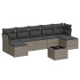 8-teiliges Gartensofa-Set und graue synthetische Rattankissen von , Gartensets - Ref: Foro24-3249879, Preis: 465,16 €, Rabatt: %