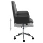 Silla de oficina de cuero sintético gris de vidaXL, Sillas de oficina - Ref: Foro24-283550, Precio: 95,00 €, Descuento: %