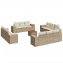 Gartensofa-Set mit Kissen, 13-teilig, beiges synthetisches Rattan von , Gartensets - Ref: Foro24-3257710, Preis: 1,00 €, Raba...