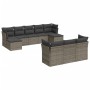 Set de sofás de jardín 10 pzas con cojines ratán sintético gris de , Conjuntos de jardín - Ref: Foro24-3250169, Precio: 632,6...