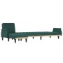 L-shaped sofa bed dark green velvet 271x140x70 cm by , Sofas - Ref: Foro24-3157278, Price: 385,99 €, Discount: %