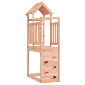 Douglas wood climbing wall children's house 53x110.5x214 cm by , Swings and play structures - Ref: Foro24-826551, Price: 167,...