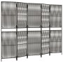 5-panel gray synthetic rattan screen by , Room dividers - Ref: Foro24-365382, Price: 151,31 €, Discount: %