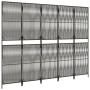 5-panel gray synthetic rattan screen by , Room dividers - Ref: Foro24-365382, Price: 151,31 €, Discount: %