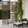 Brown synthetic rattan 3-panel screen by , Room dividers - Ref: Foro24-365389, Price: 88,54 €, Discount: %