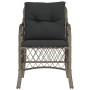 Garden armchairs with cushions 2 pcs gray synthetic rattan by , Garden chairs - Ref: Foro24-365155, Price: 198,37 €, Discount: %